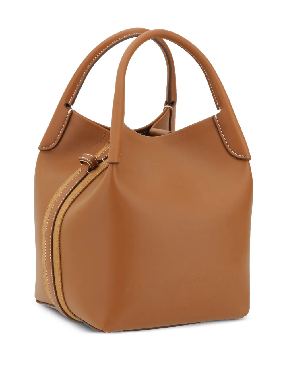 Loro Piana small Bale bucket bag - Bruin