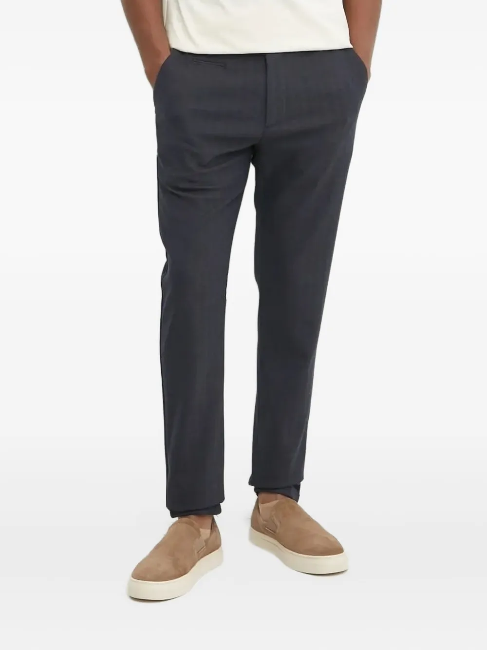 Les Deux herringbone-pattern trousers | Blue | Image 1