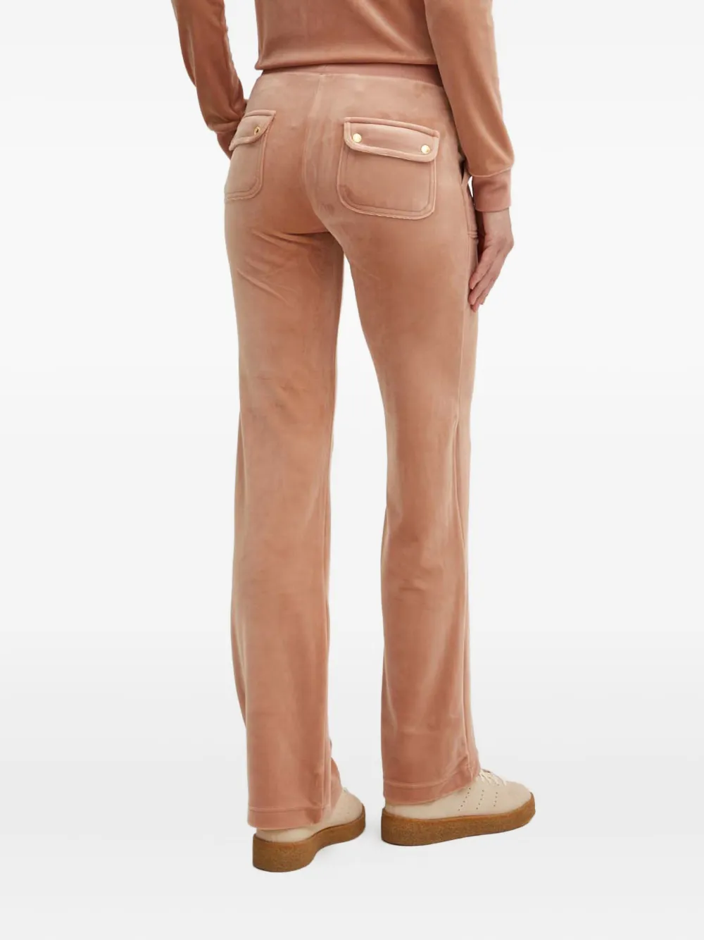 Juicy Couture Broek met zak met knopen Beige