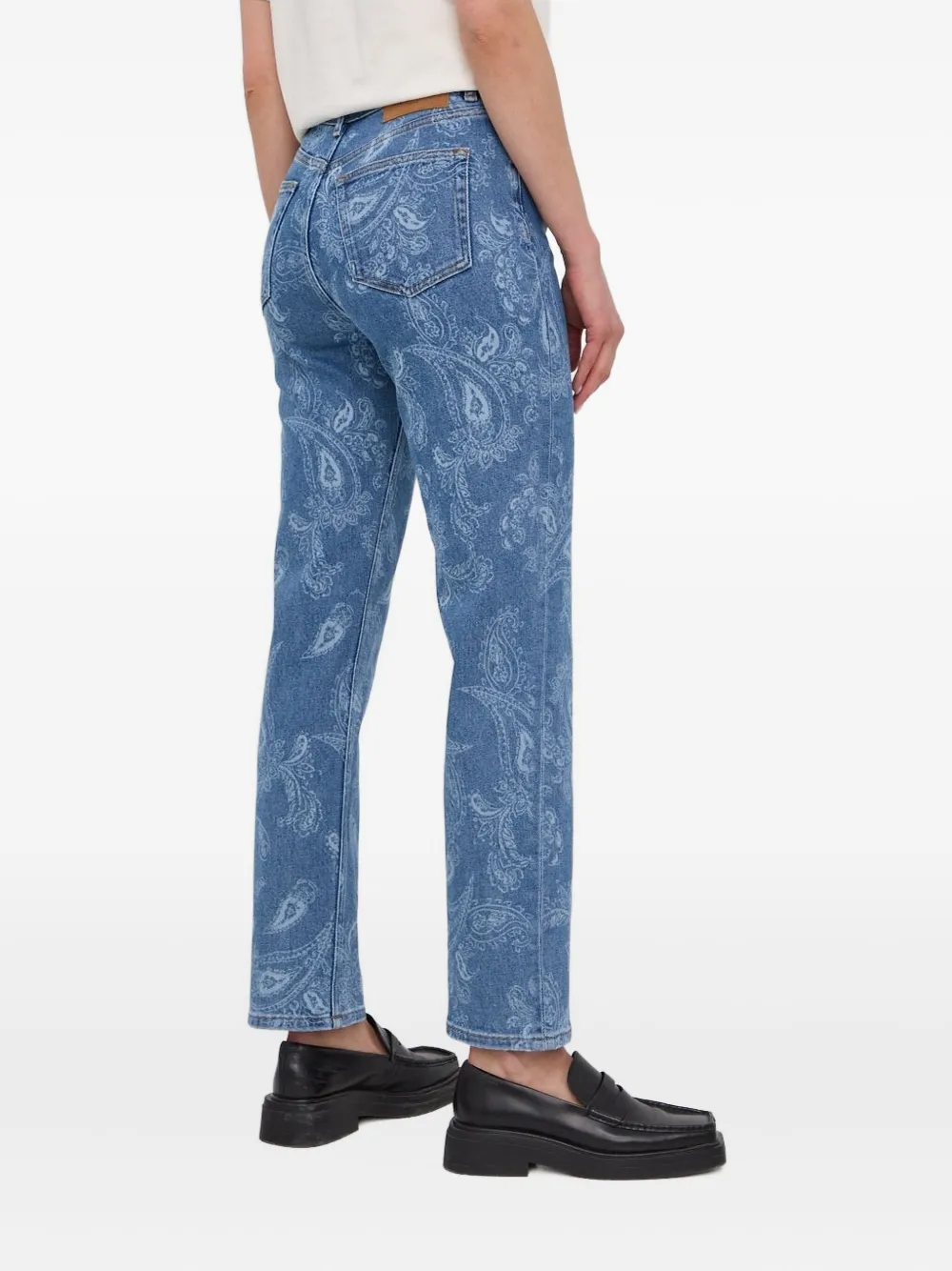 The Kooples Jeans met paisley-print - Blauw