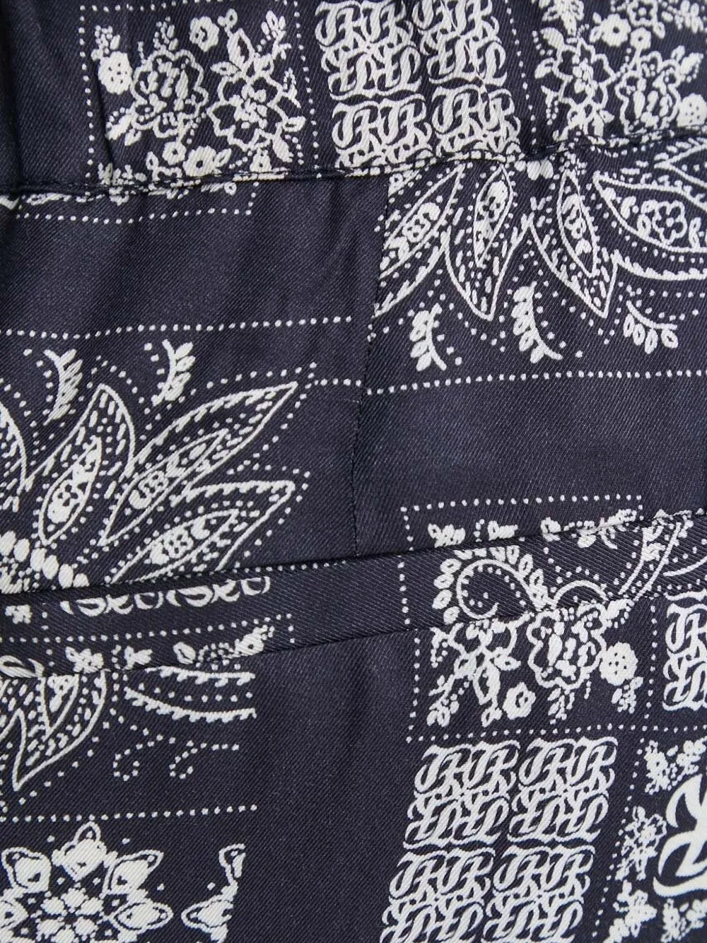  The Kooples Paisley-patterned Shorts - Blue 