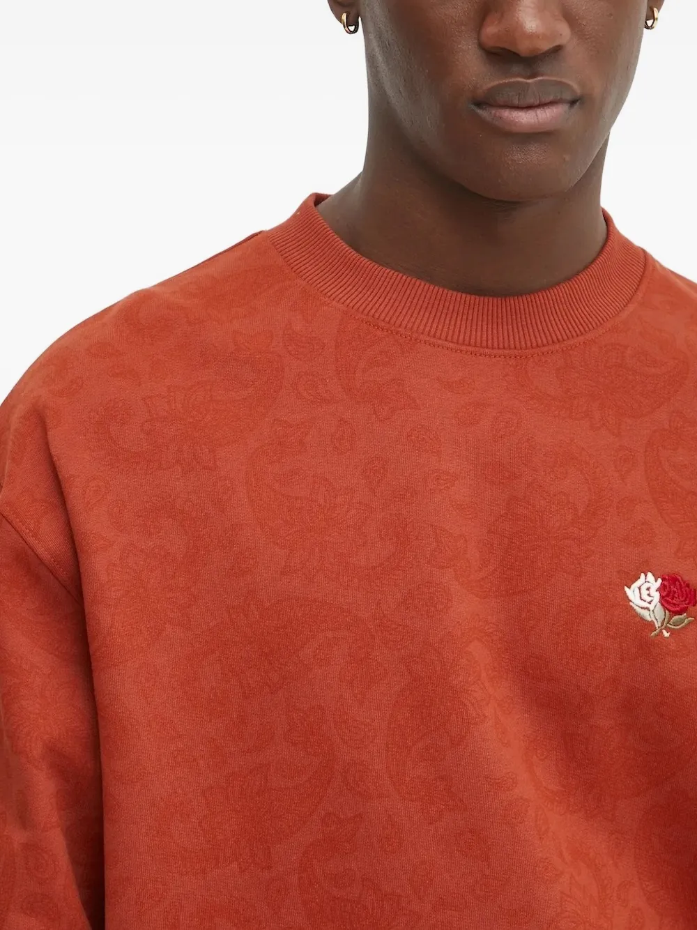 Les Deux Katoenen sweater Oranje