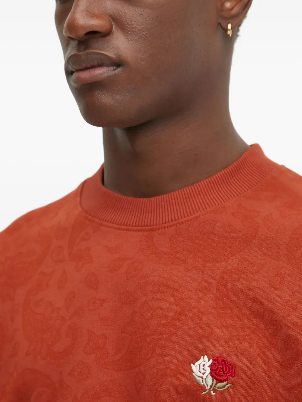 Les Deux Katoenen sweater Oranje