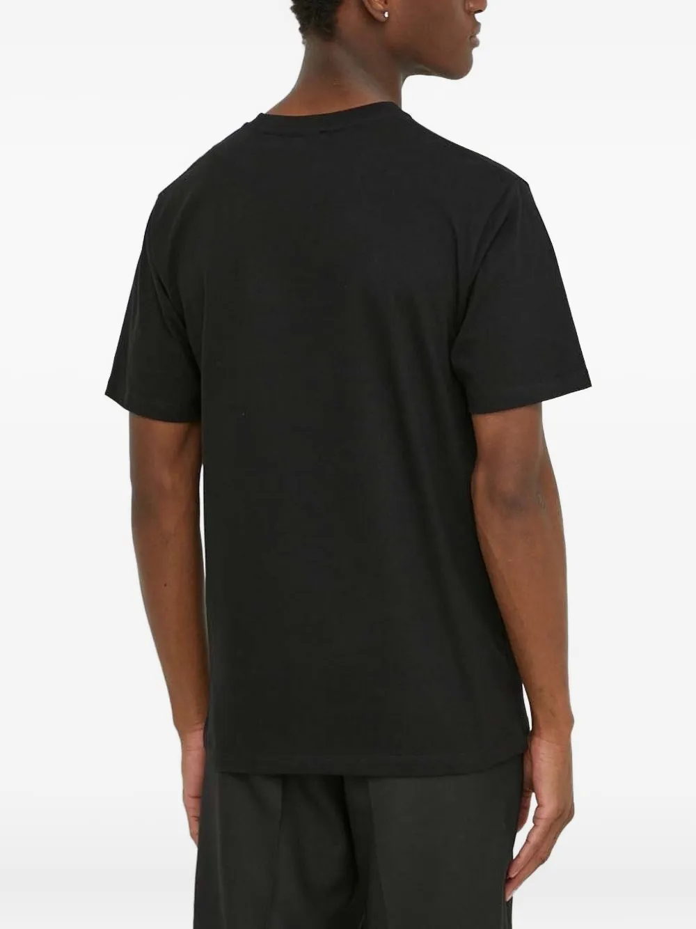 The Kooples T-shirt met doodskopprint - Zwart