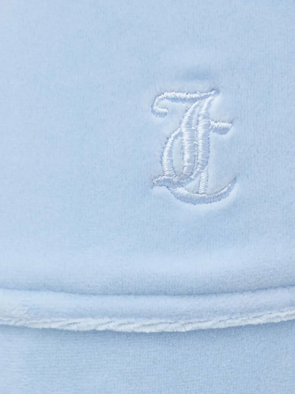 Juicy Couture Broek met geborduurde zak Blauw