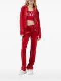 Juicy Couture embroidered zip-up hoodie