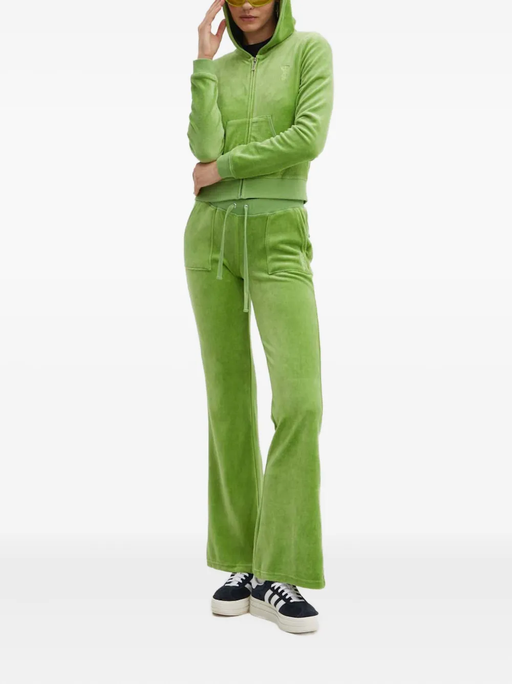 Juicy Couture Broek met opgestikte zak - Groen