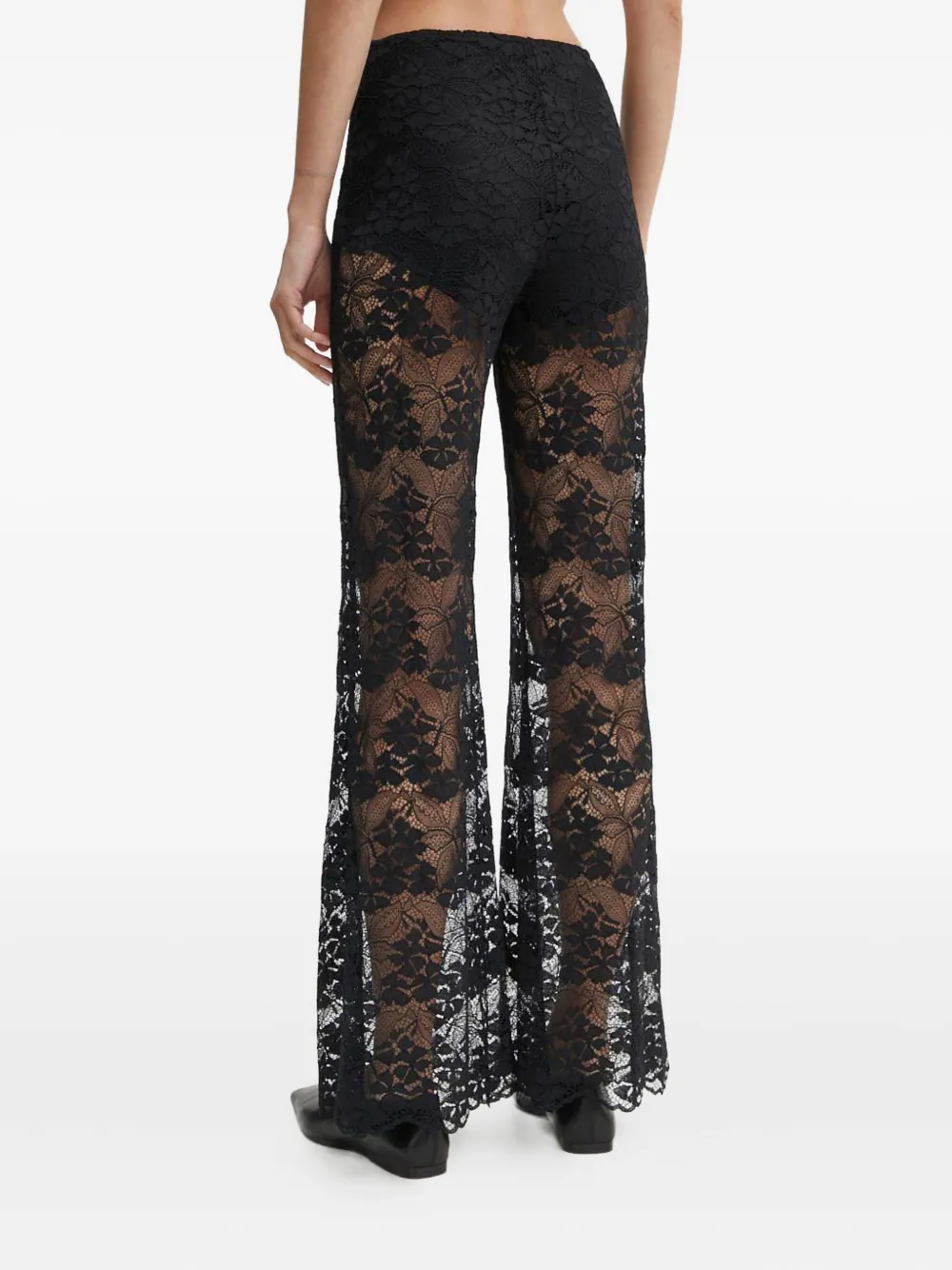 The Kooples Flared broek Zwart