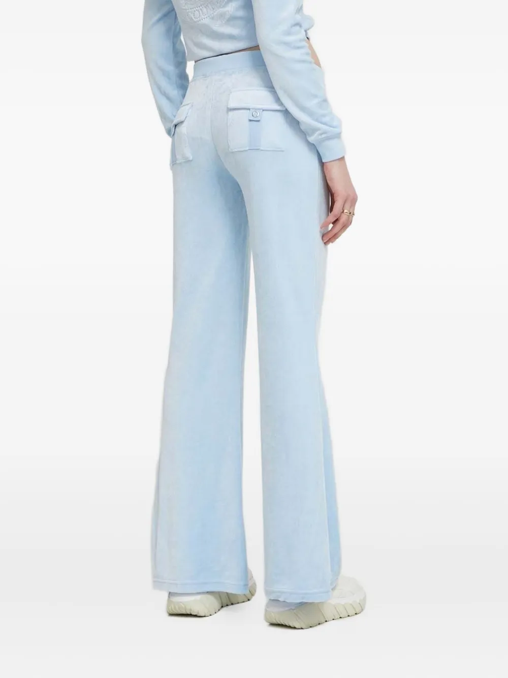 Juicy Couture velour track pants - Blauw