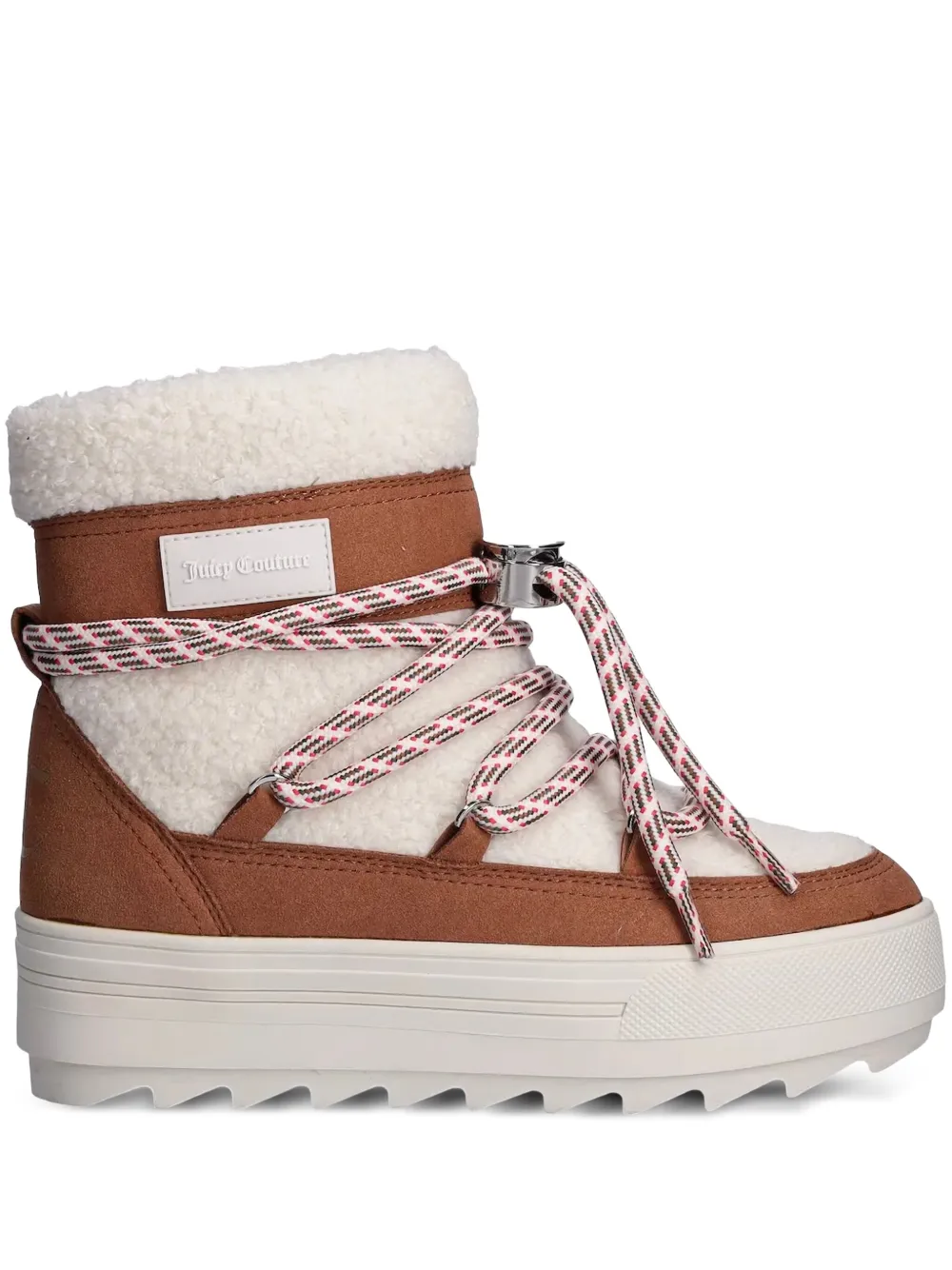 Juicy platform lace-up snow boots
