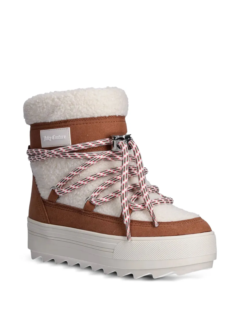 Juicy Couture Juicy platform lace-up snow boots Brown
