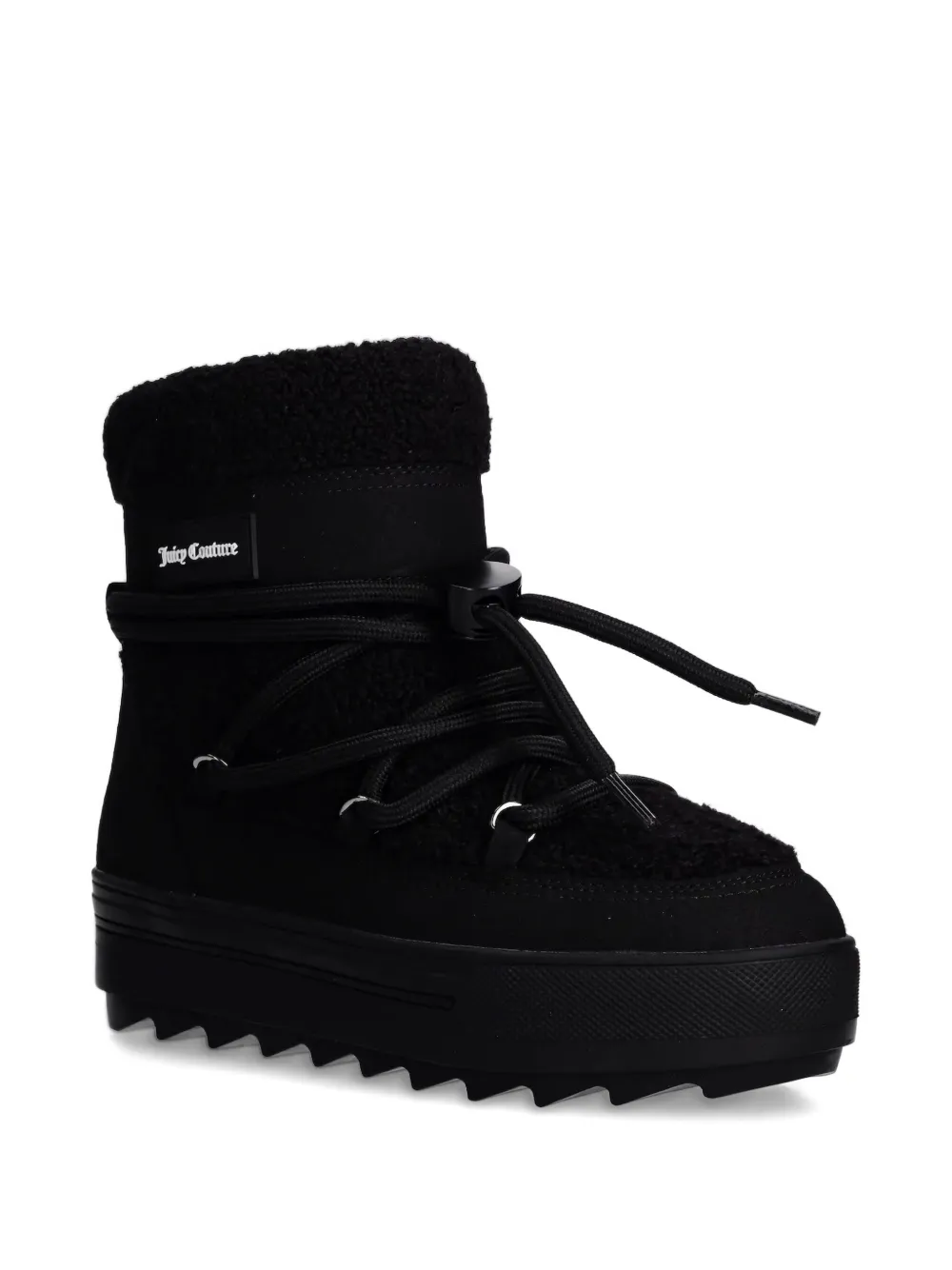 Juicy Couture logo-tag snow boots Black