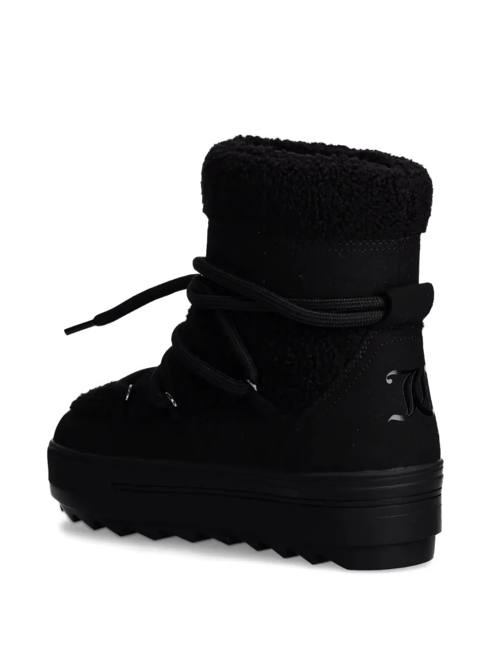Juicy Couture logo-tag snow boots Black
