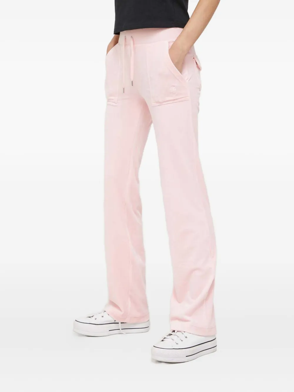 Juicy Couture drawstring patch-pocket trousers | Pink | Image 1