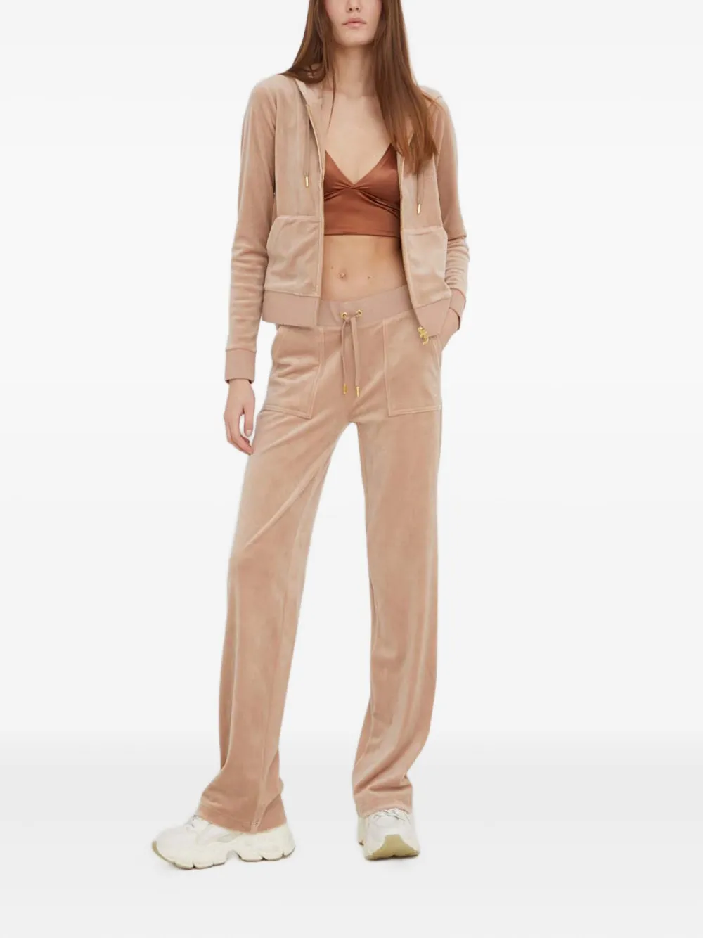 Juicy Couture Broek met trekkoord - Beige