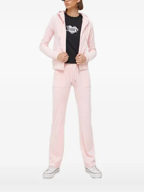 Juicy Couture embroidered-logo hoodie