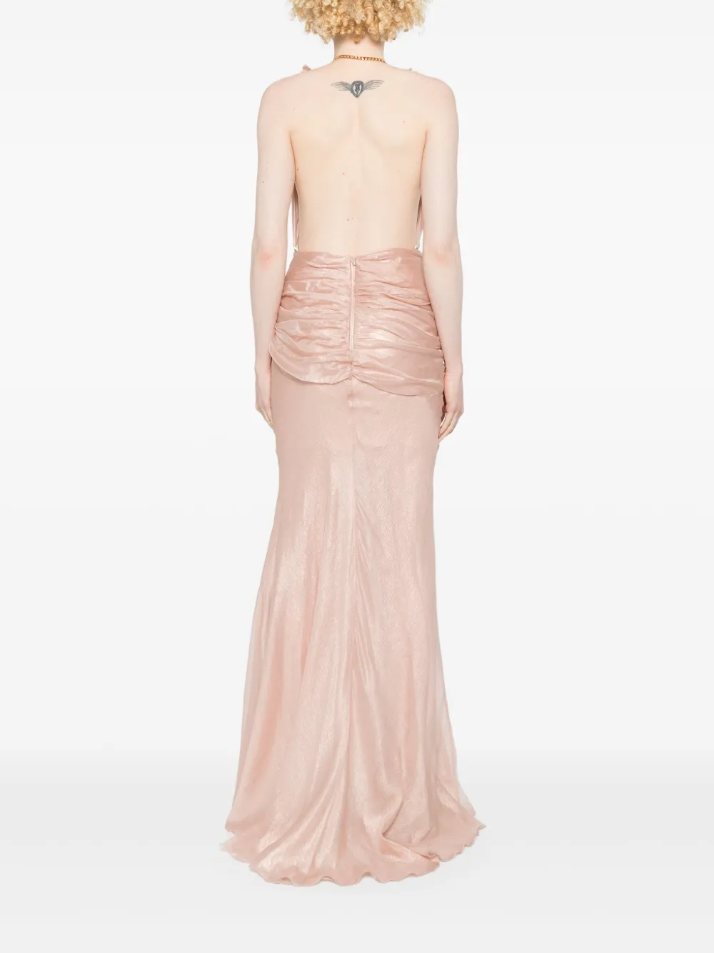 Maria Lucia Hohan Ilaria avondjurk Roze
