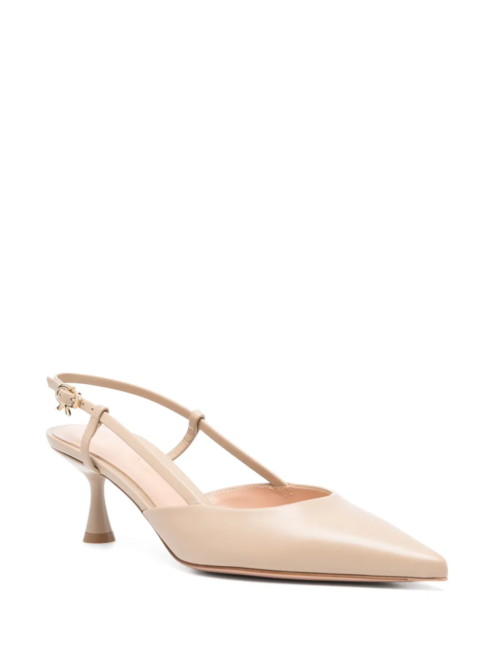 Gianvito Rossi 55mm Ascent slingback pump - Sand