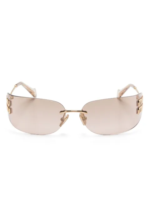 Miu Miu Eyewear logo-plaque sunglasses