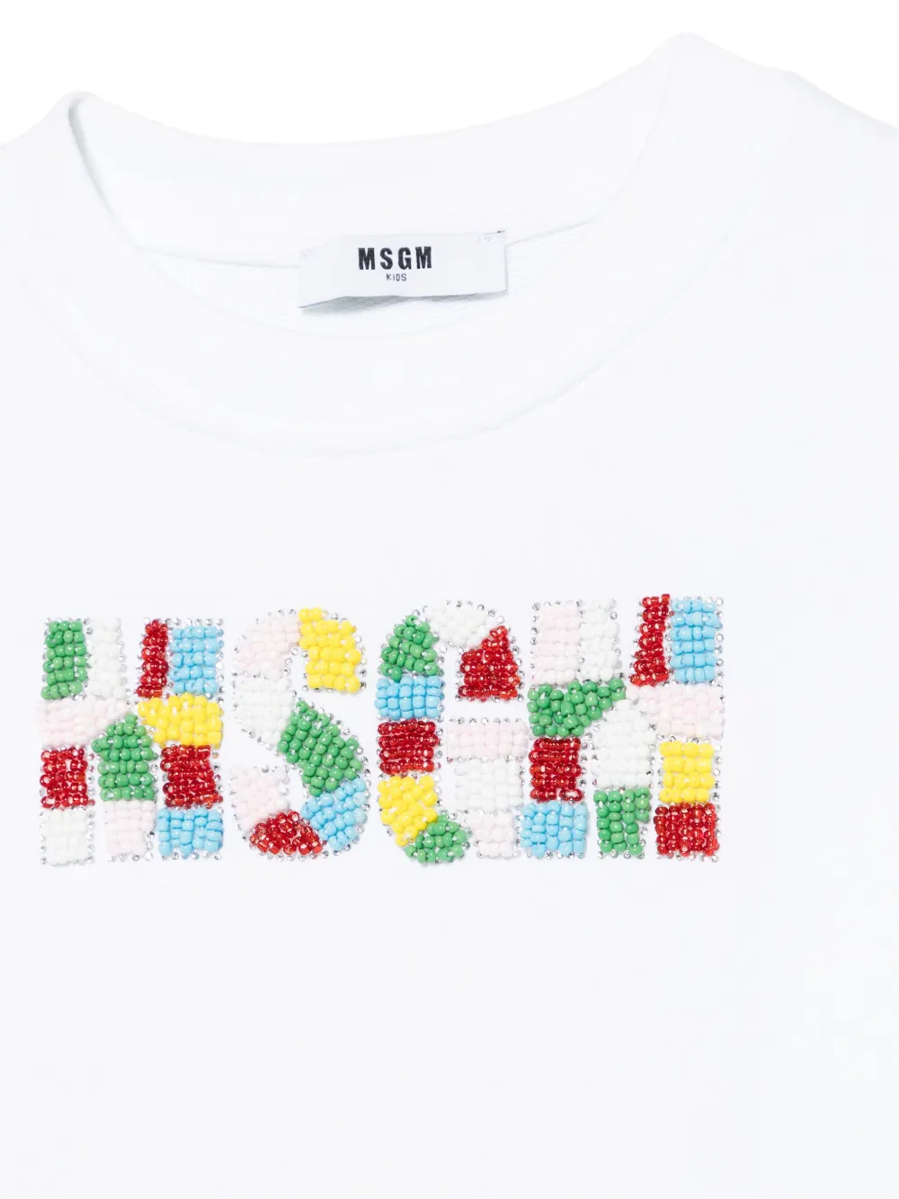 MSGM Kids Sweater met logo Wit