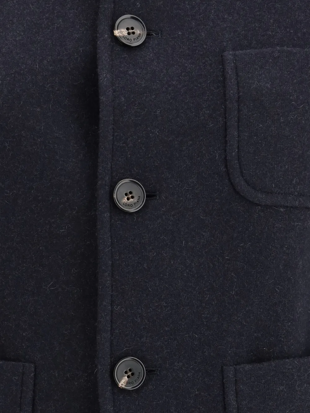 Loro Piana Cashmere Jacket In Blue