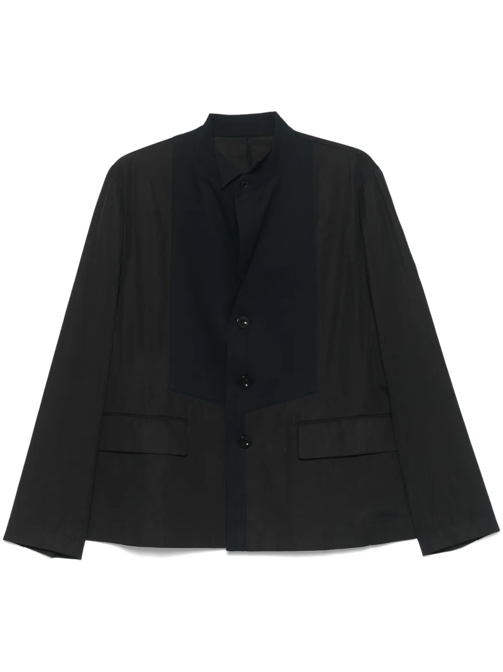 sacai poplin jacket | Black | Image 1