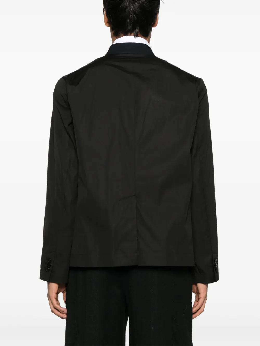 sacai Popeline jack Zwart