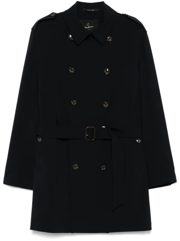 VIP【関税送料無料】希少 MONTECORE DARK BLUE TRENCH COAT Montecore Trench - Dark Blue - Women | S08MDC894F295089