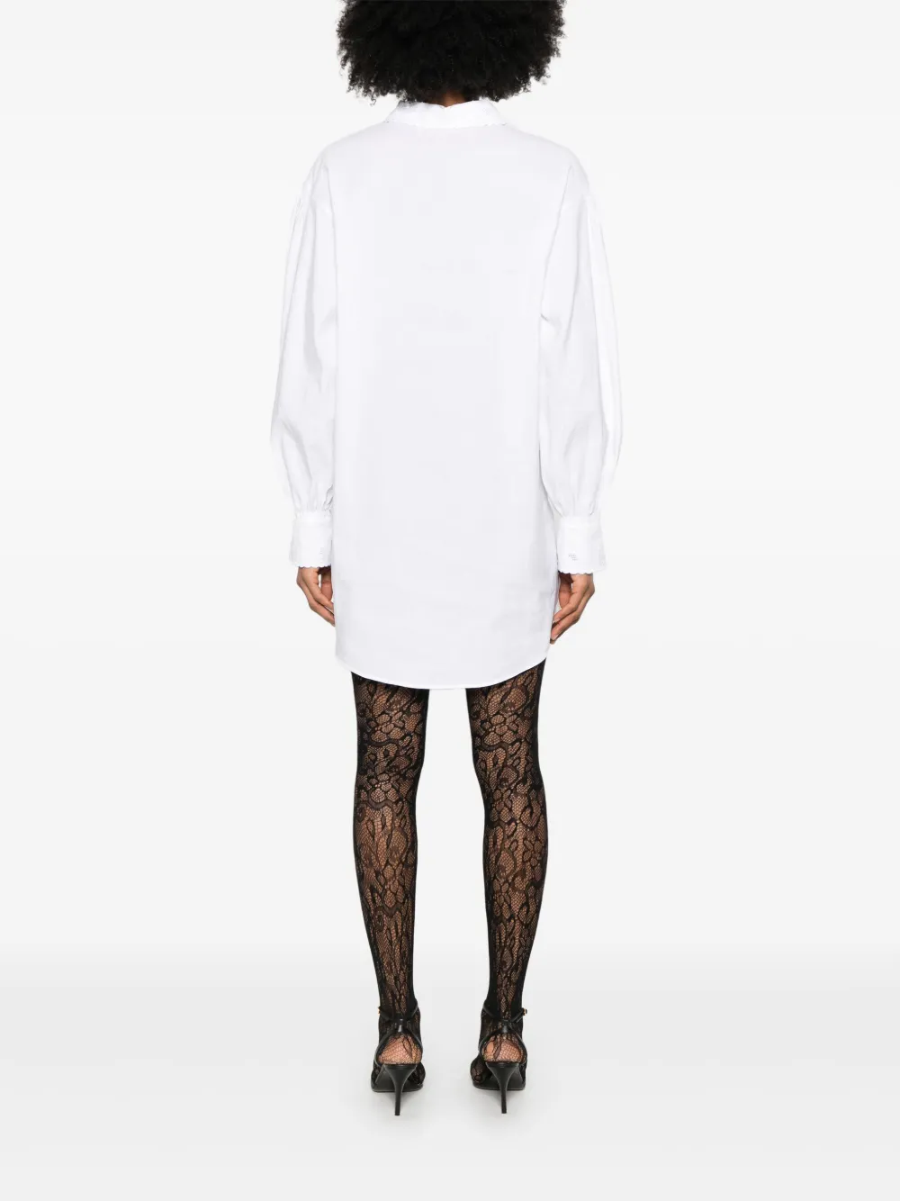 Valentino Garavani Mini-jurk met ruches Wit