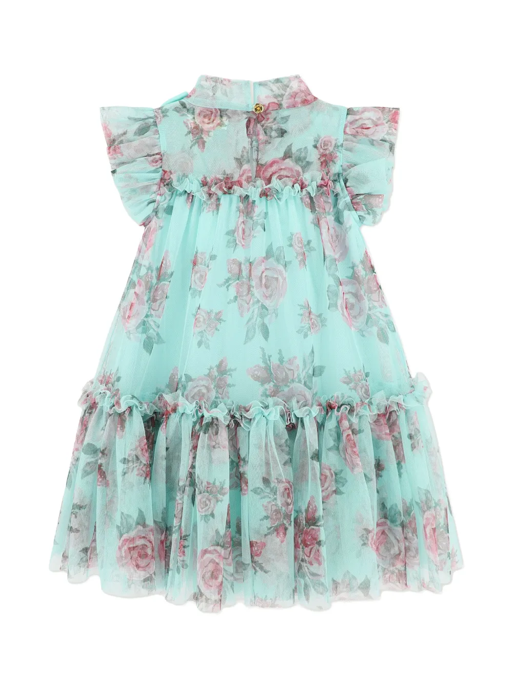 ANGEL'S FACE KIDS Floral tule jurk - Blauw