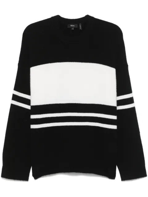 Theory colourblock sweater