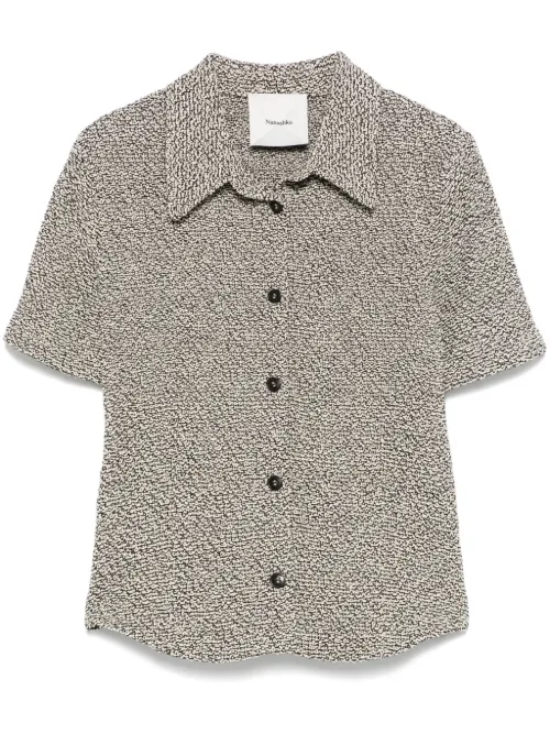 Nanushka chemise Clare - Noir - Nanushka - Modalova