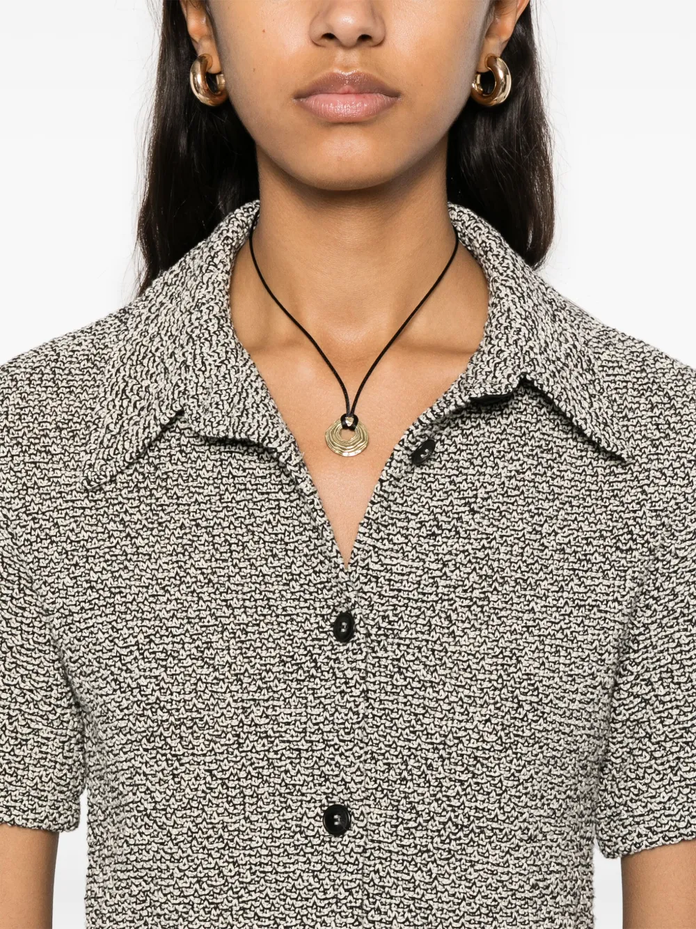 Nanushka Clare blouse Zwart