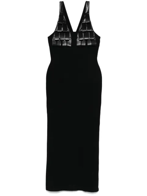 Nanushka vestido largo Gildah