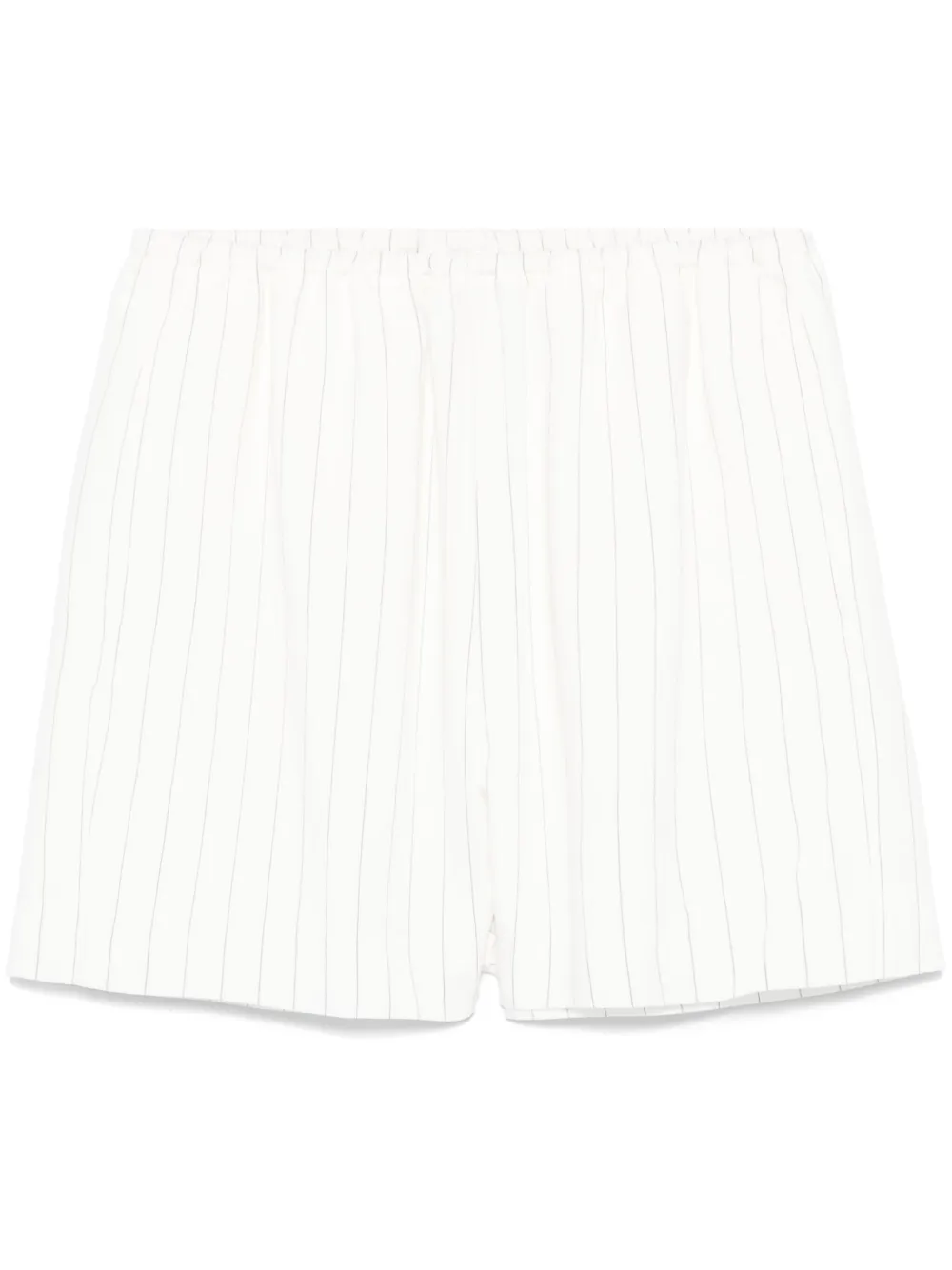 Nanushka Gestreepte shorts Wit
