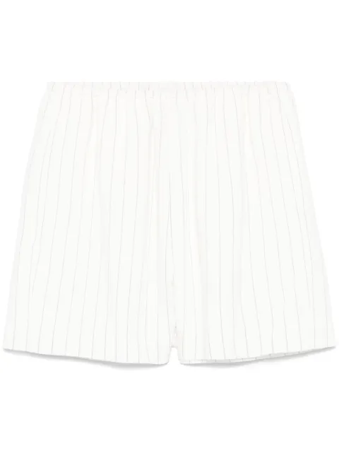 Nanushka shorts con motivo de rayas