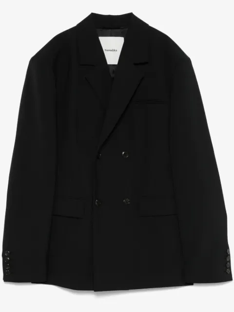 Nanushka dubbelknäppt blazer