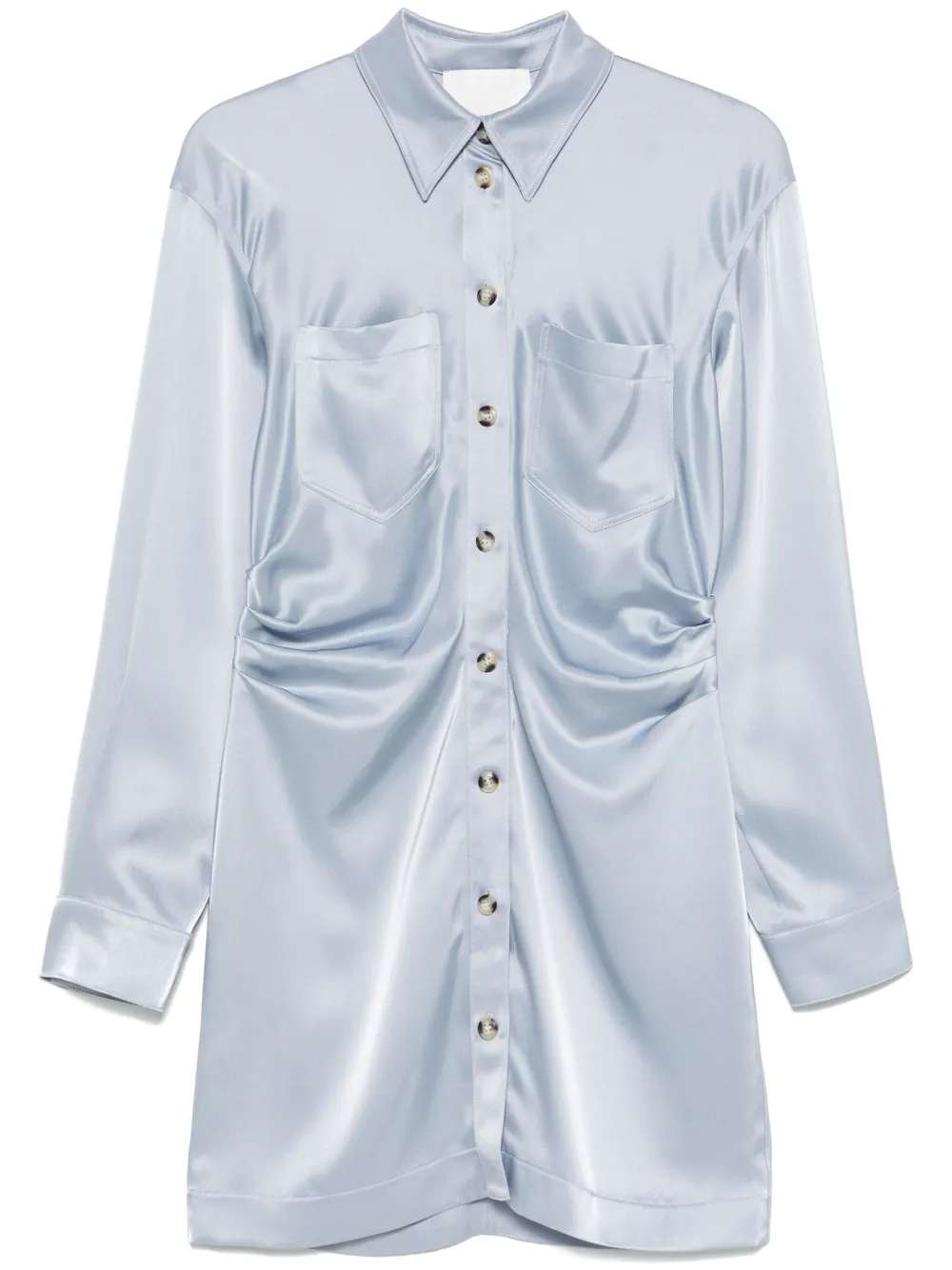 Nanushka Arona mini-jurk Blauw