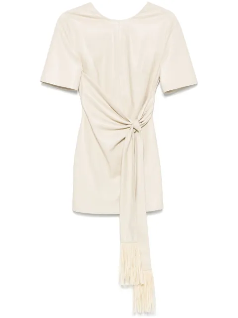 Nanushka knot-detail mini dress