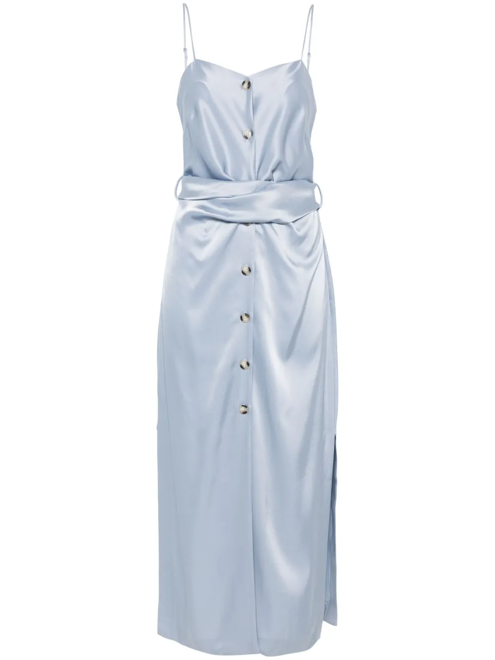 Nanushka Sayan midi-jurk Blauw