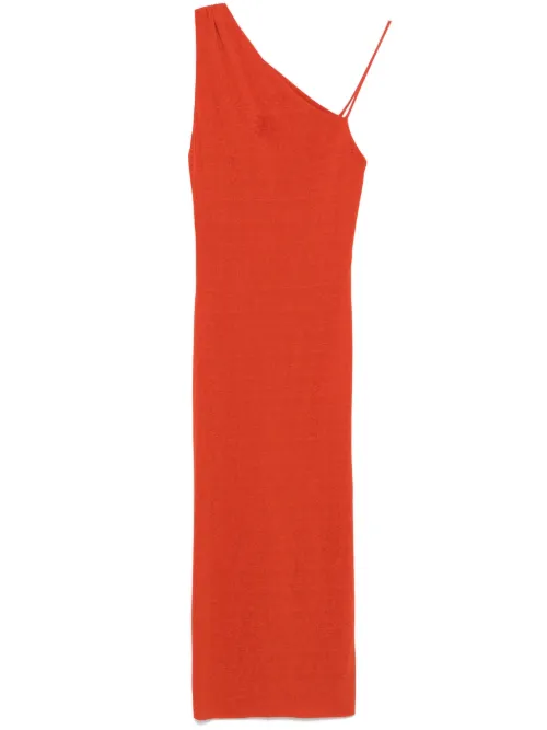 Robe mi-longue à design asymétrique - Nanushka - Modalova