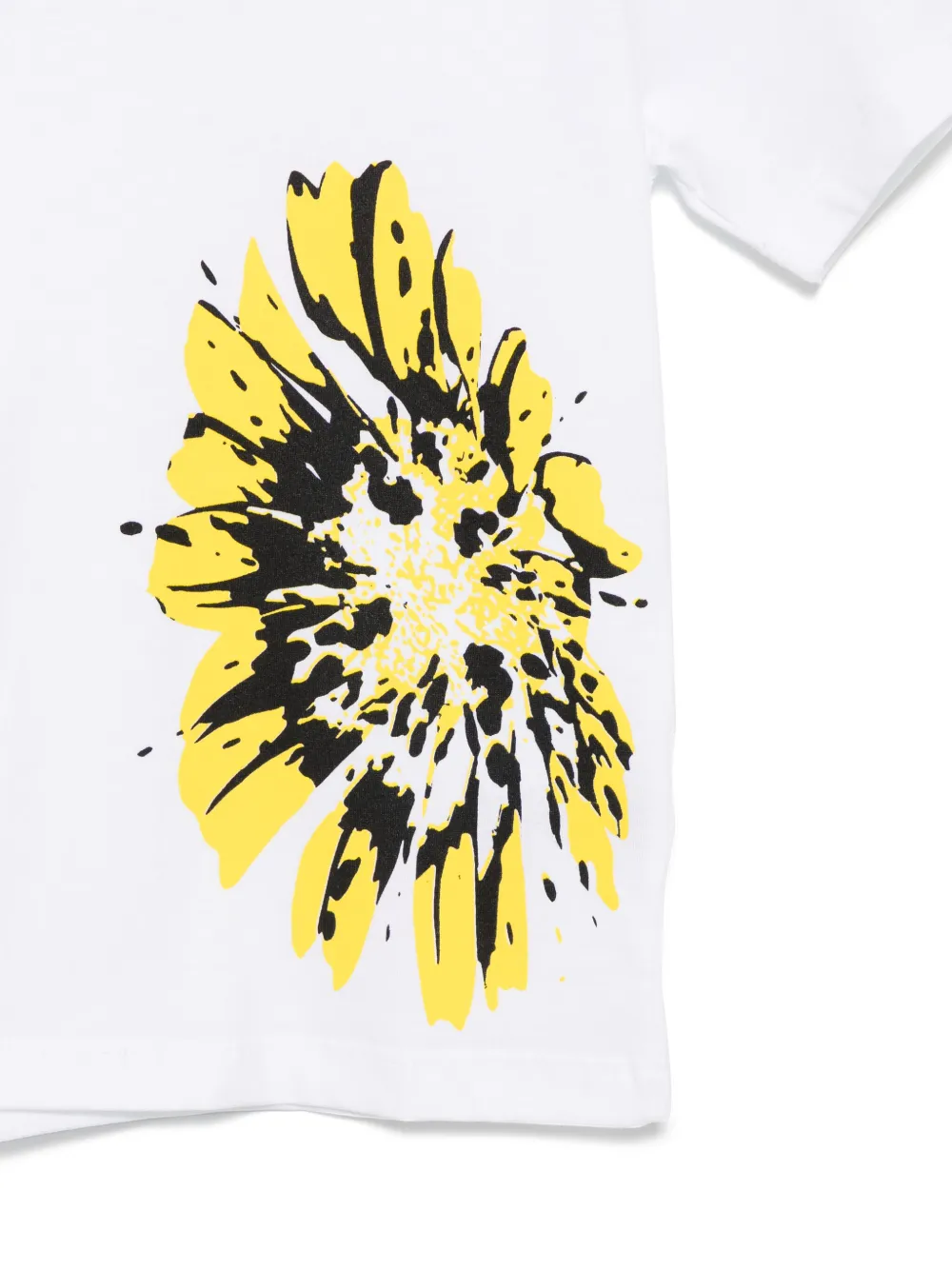 MSGM Kids Jersey T-shirt Wit