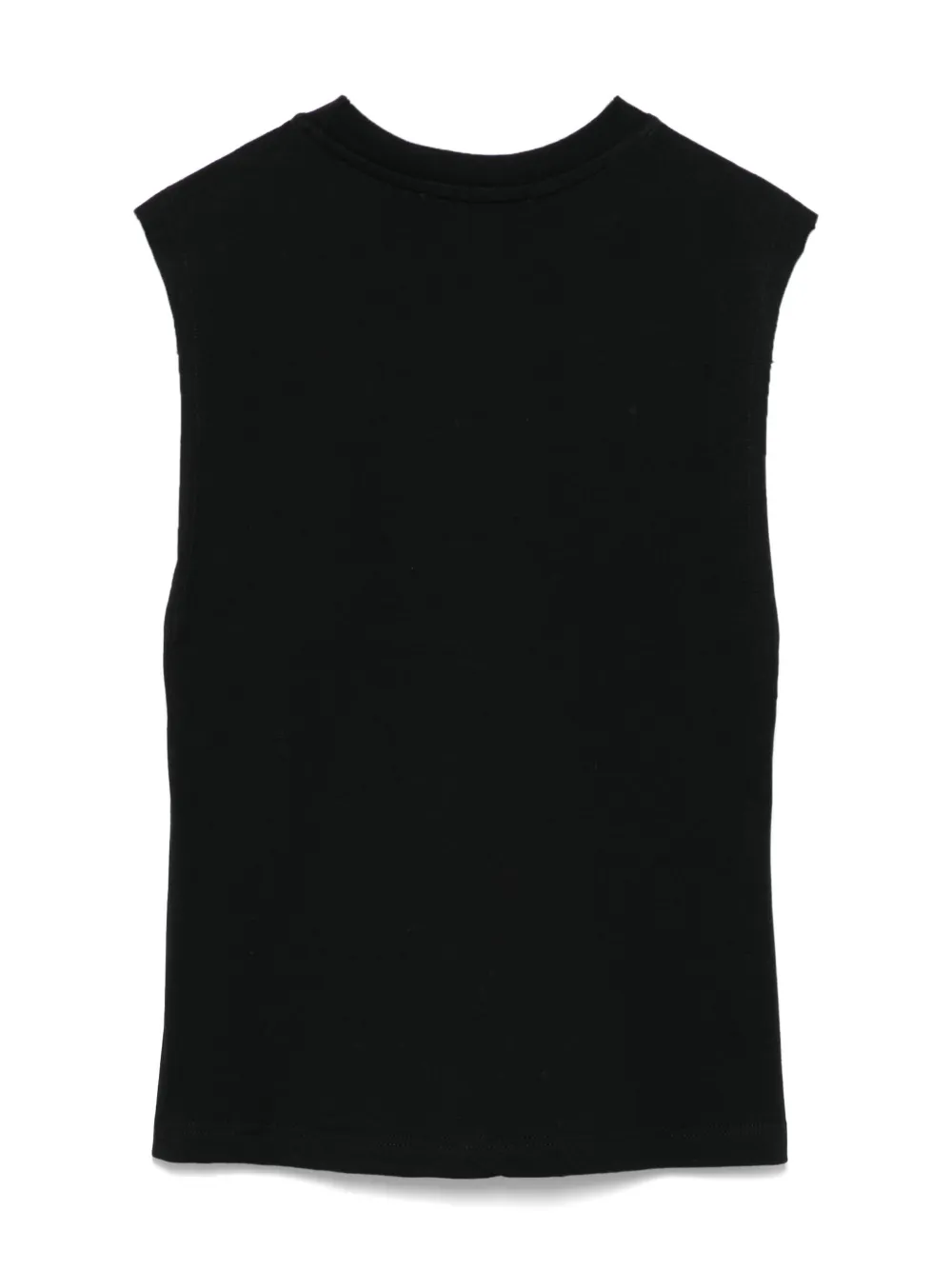 MSGM Kids Tanktop met tekst - Zwart