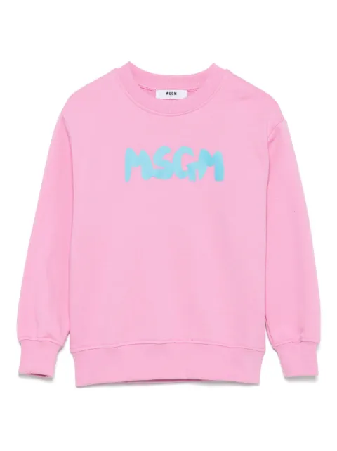 MSGM Kids logo-print sweatshirt