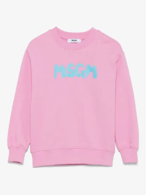 MSGM Kids logo-print sweatshirt