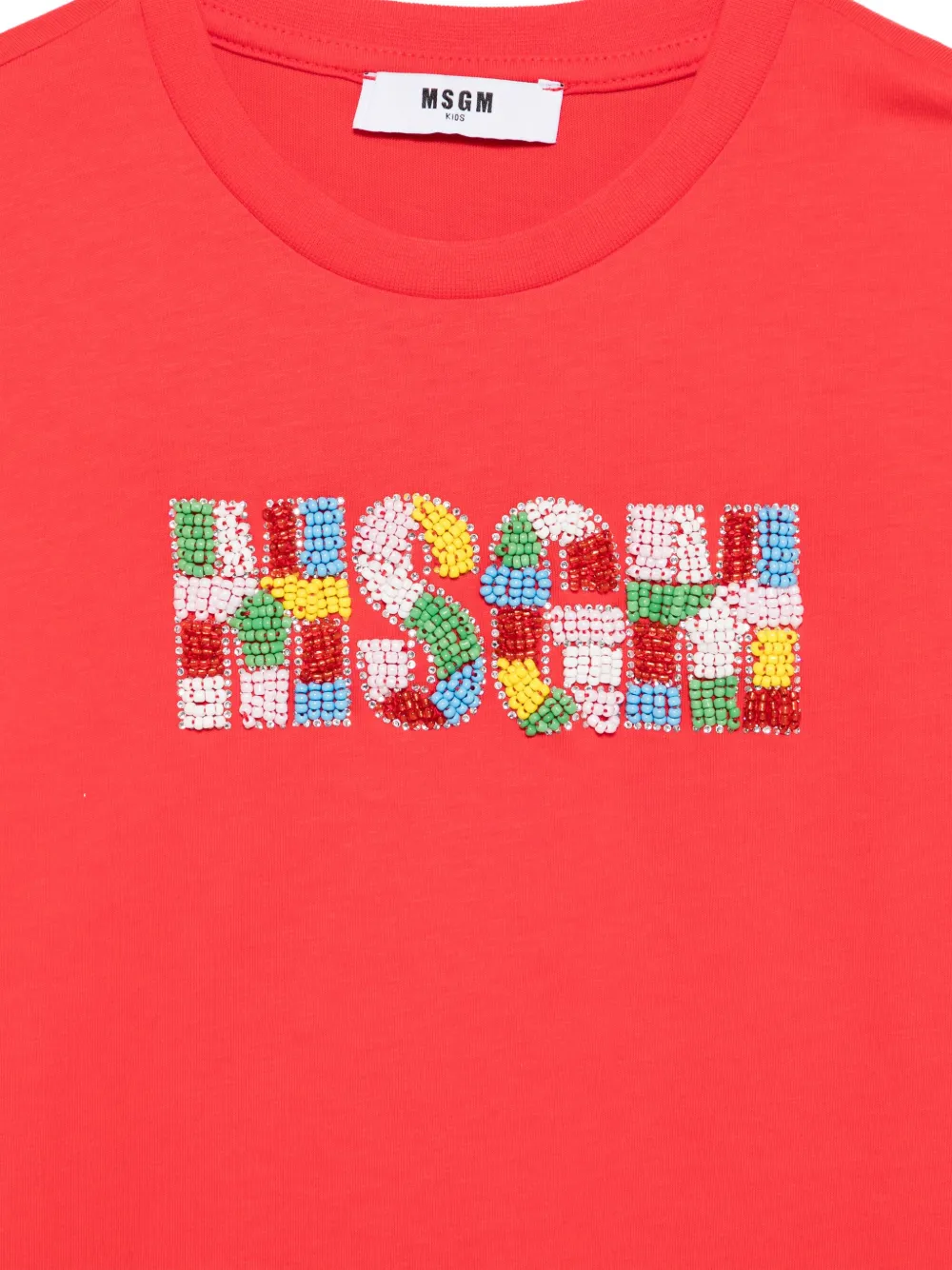 MSGM Kids Jersey T-shirt Rood