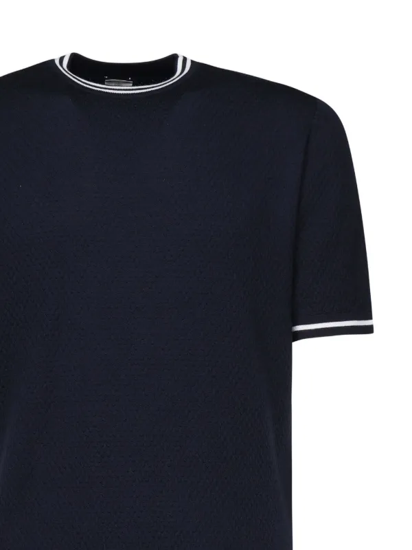 Eleventy fine-knit T-shirt | Blue | FARFETCH