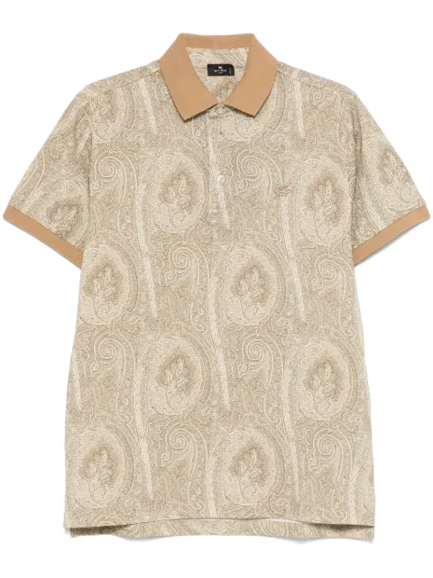 ETRO paisley polo shirt