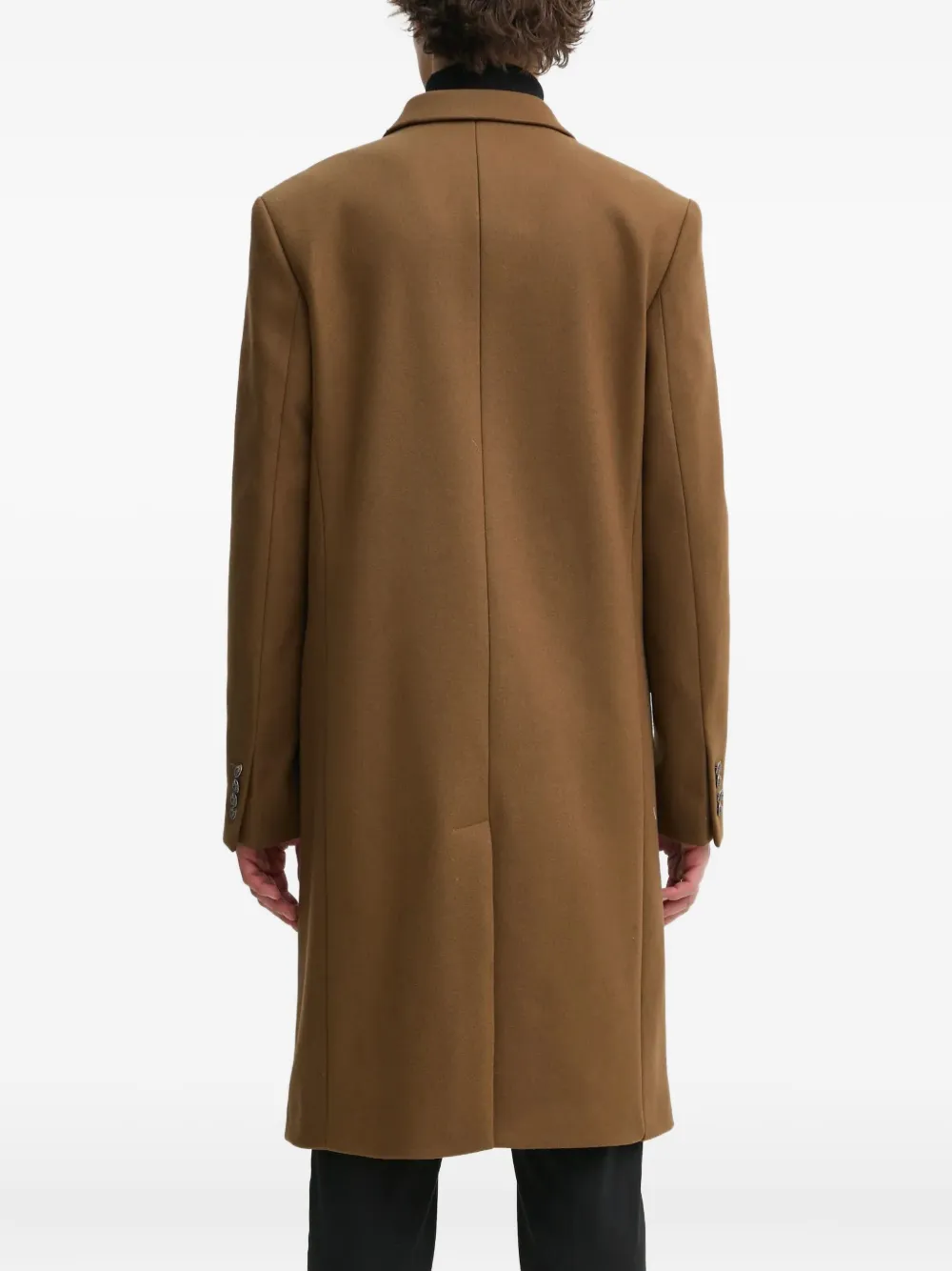 The Kooples Mantel met dubbele rij knopen Bruin