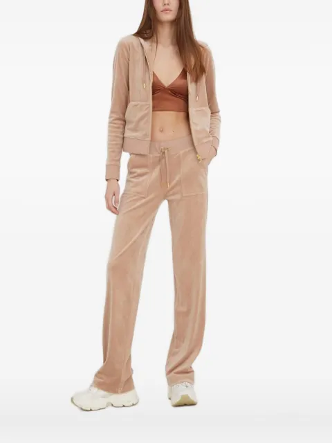 Juicy Couture velour zip-up hoodie